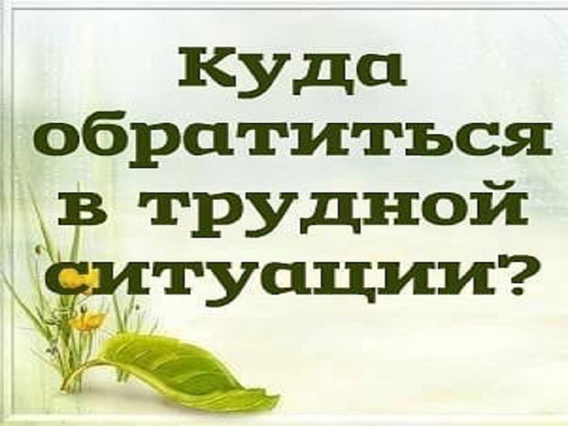 Единый общероссийский номер детского телефона доверия:  8-800-2000-122 (круглосуточно)